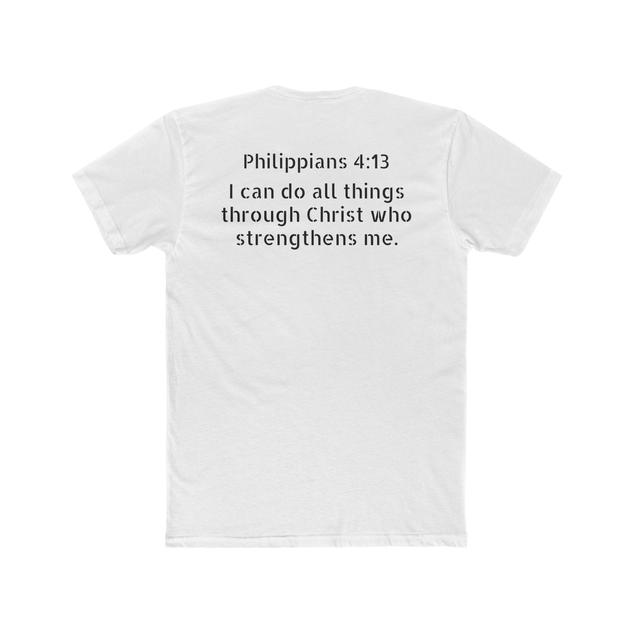 Philippians 4:13 Tee — “I Can Do All Things” Christian Crewneck
