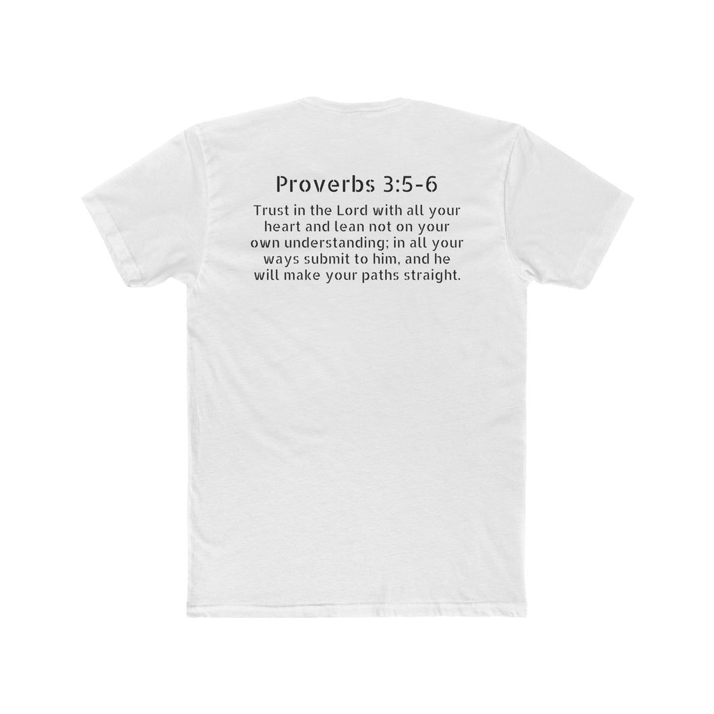 Proverbs 3:5-6 Scripture Tee — 'Ask Me About Proverbs 3:5-6' Christian T-Shirt