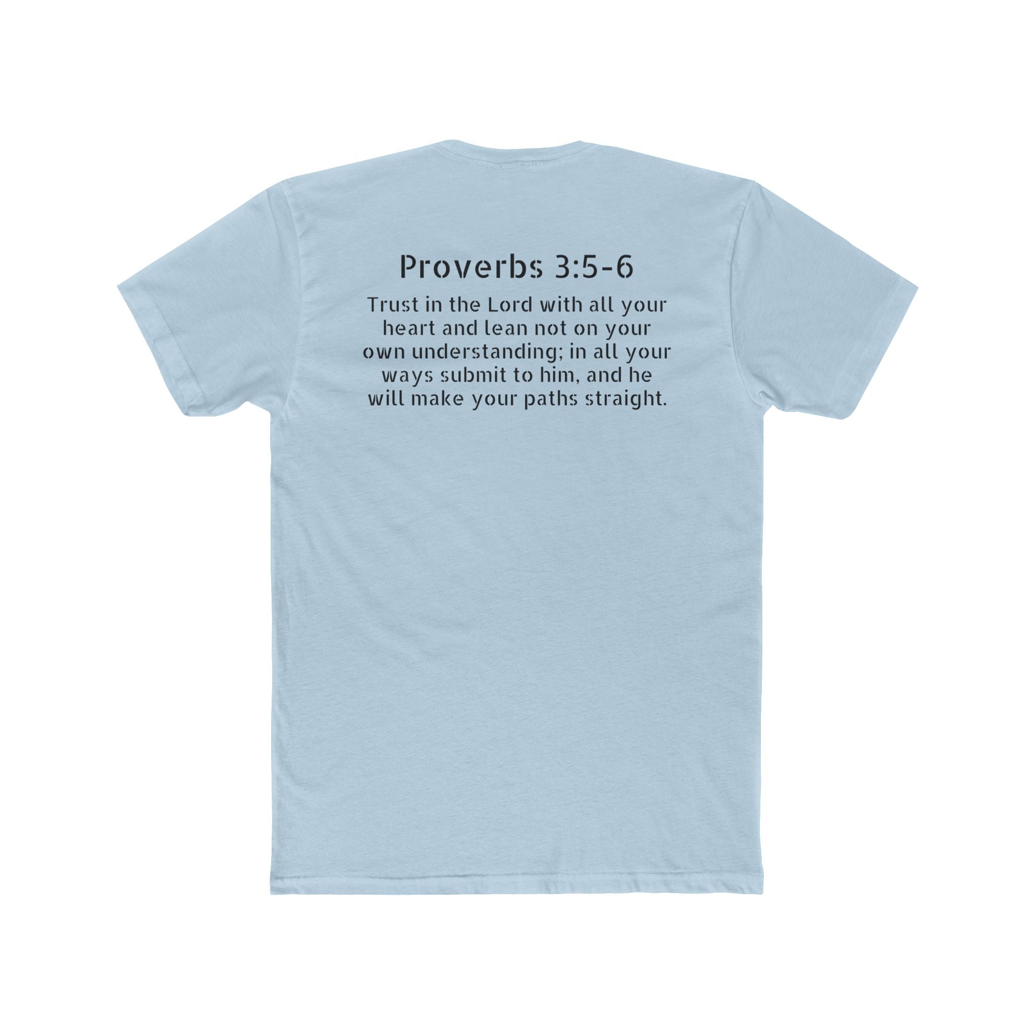 Proverbs 3:5-6 Scripture Tee — 'Ask Me About Proverbs 3:5-6' Christian T-Shirt