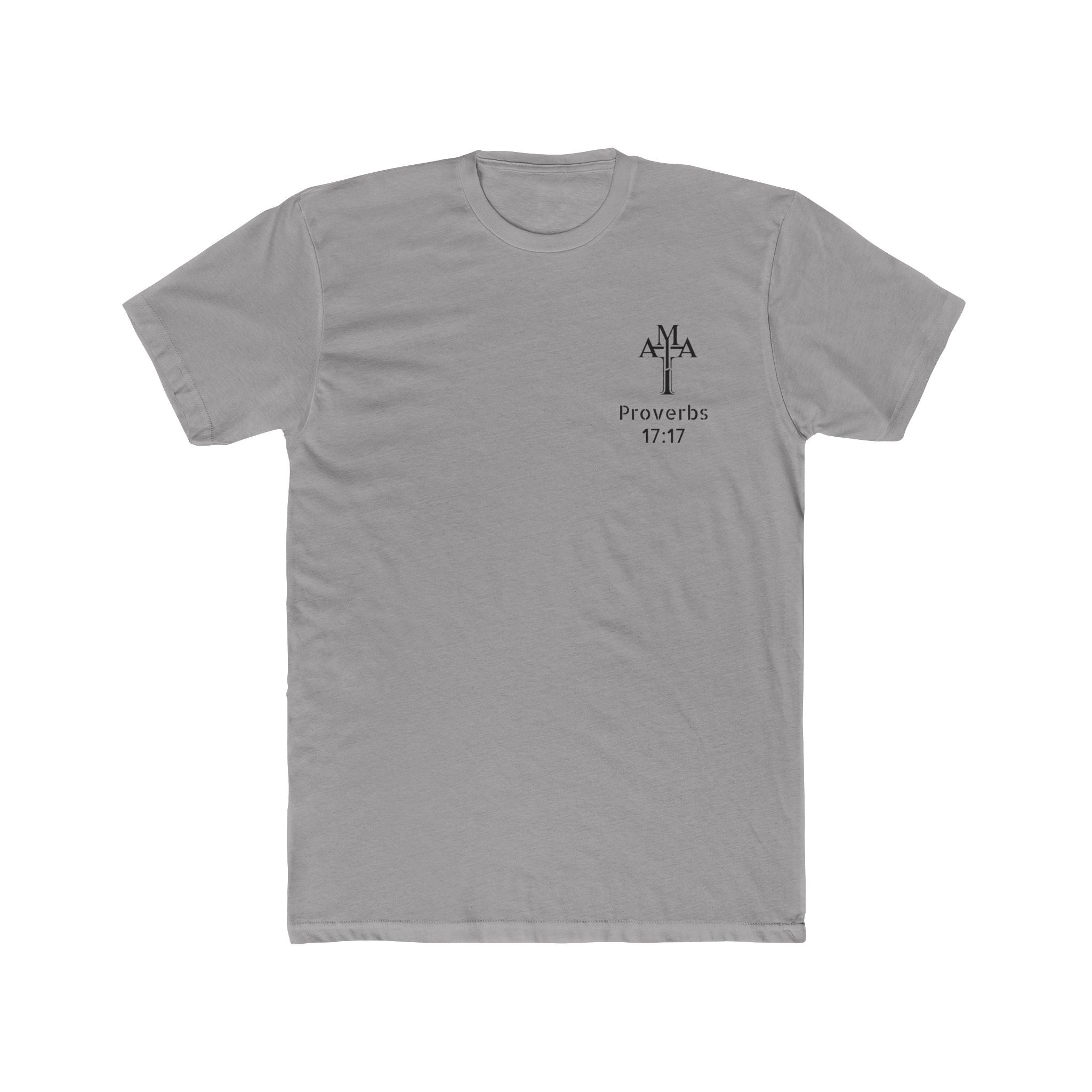 Proverbs 17:17 Tee — "A Brother Is Born" Christian Crew