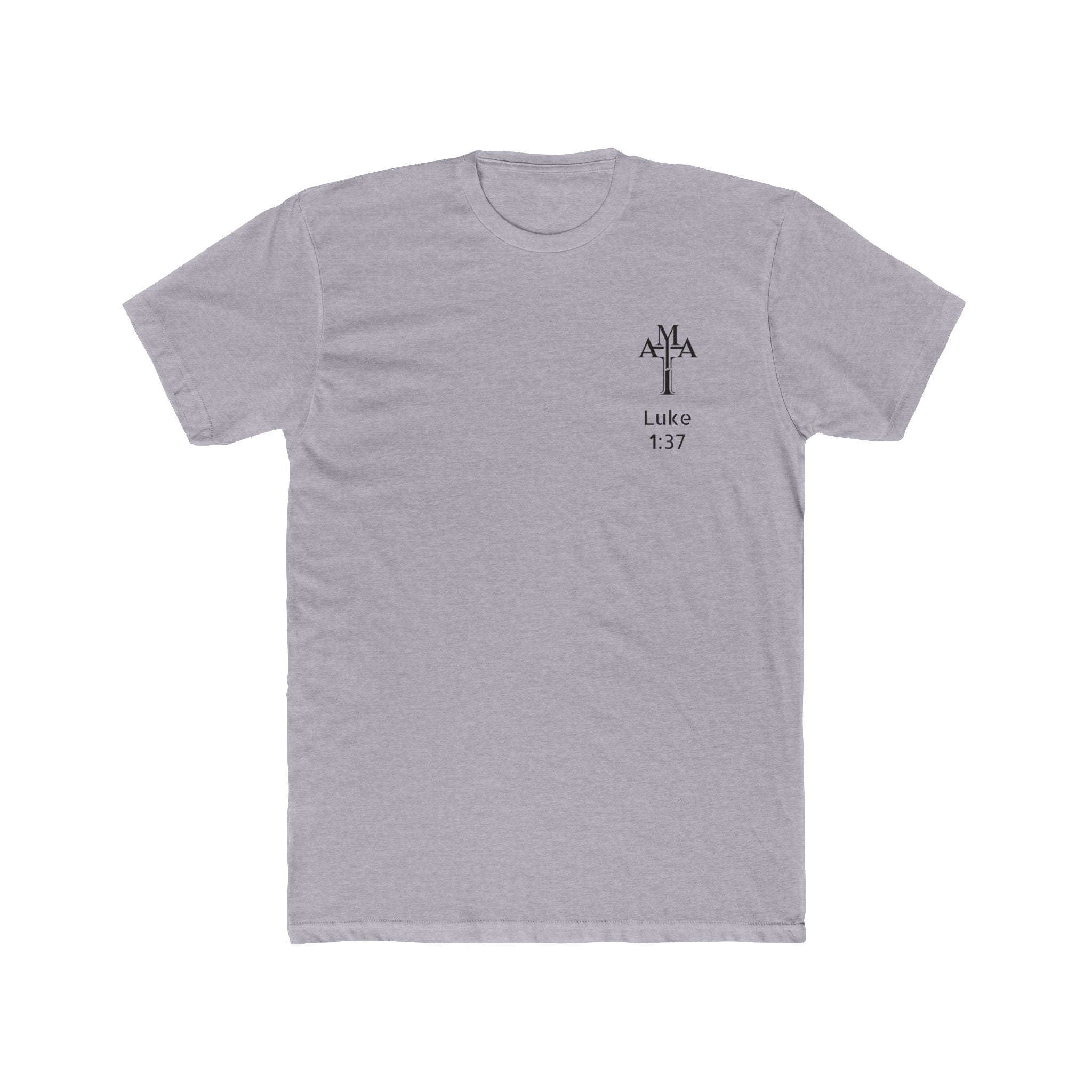 Luke 1:37 Tee — “Nothing Is Impossible” Christian Crew