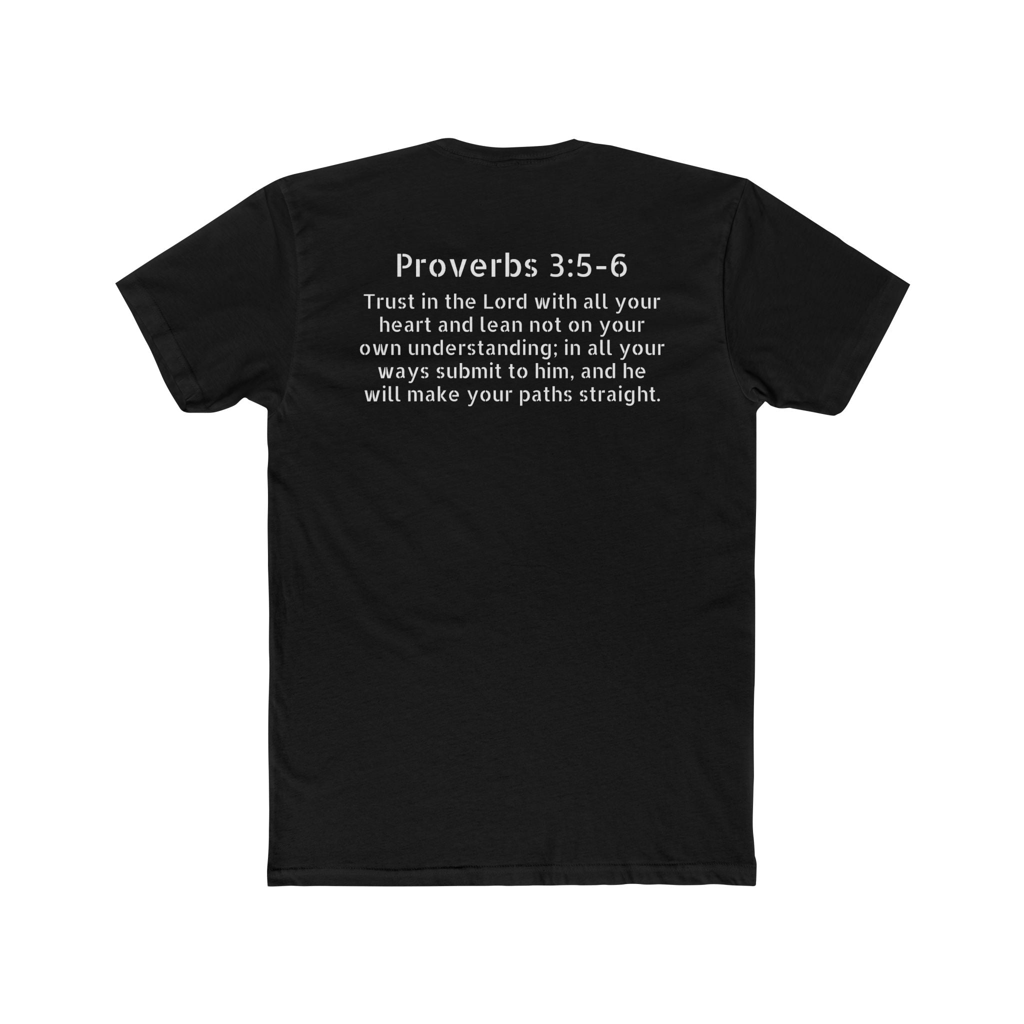 Proverbs 3:5-6 Scripture Tee — 'Ask Me About Proverbs 3:5-6' Christian T-Shirt