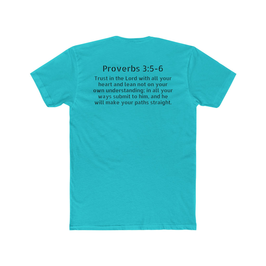 Proverbs 3:5-6 Scripture Tee — 'Ask Me About Proverbs 3:5-6' Christian T-Shirt