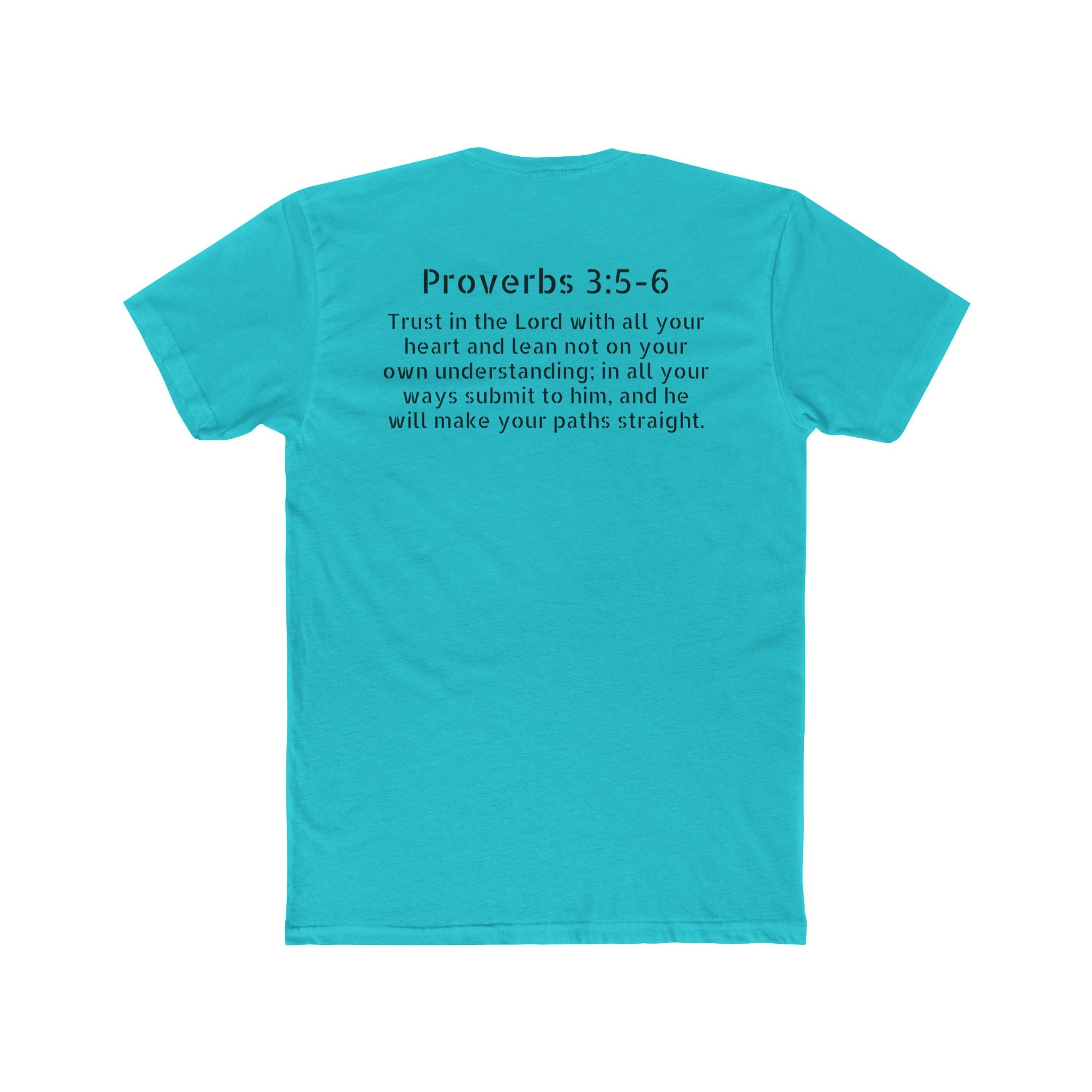 Proverbs 3:5-6 Scripture Tee — 'Ask Me About Proverbs 3:5-6' Christian T-Shirt