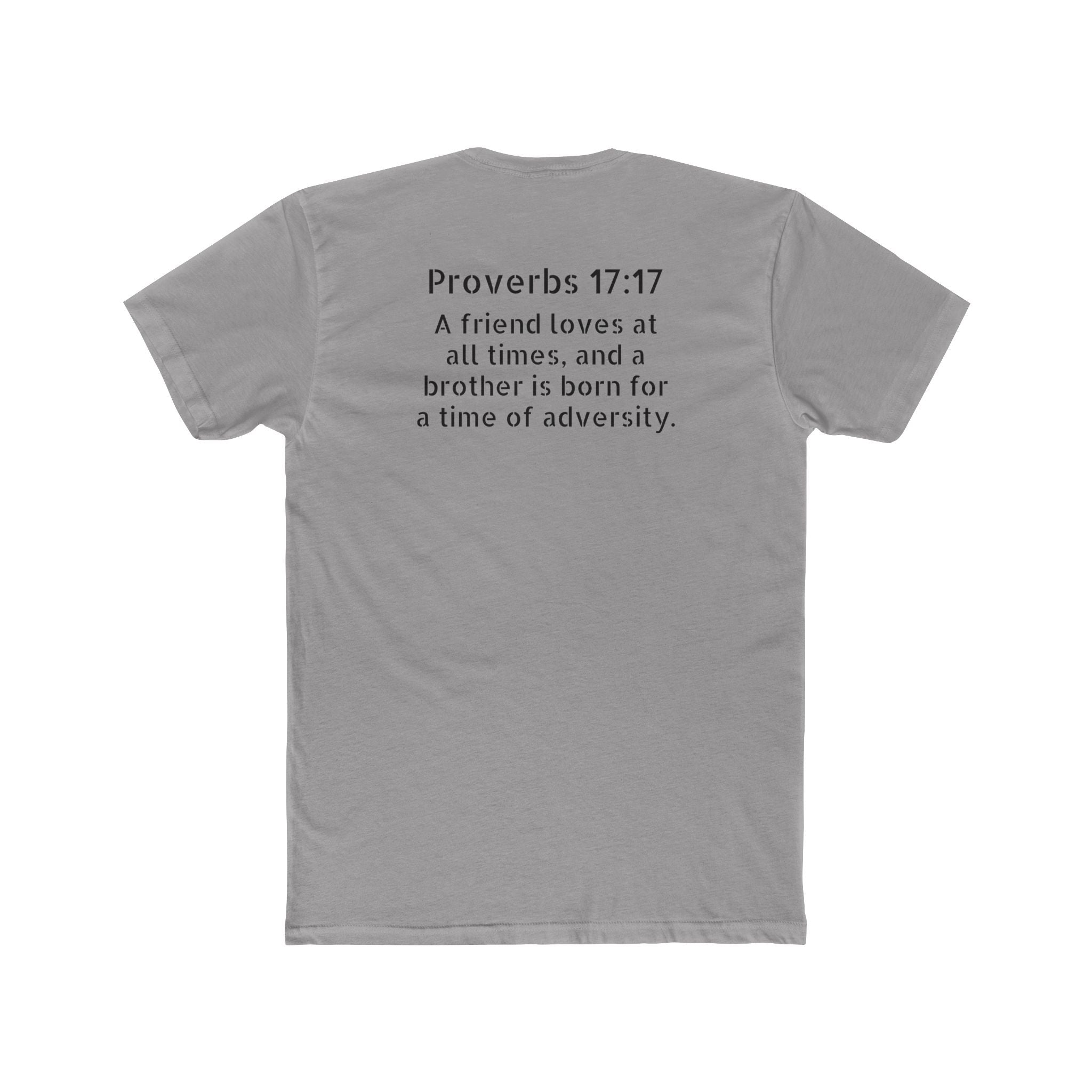Proverbs 17:17 Tee — "A Brother Is Born" Christian Crew