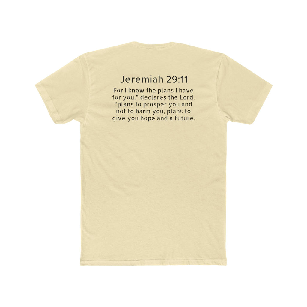 Jeremiah 29:11 Tee — "Plans to Prosper" Christian Crew
