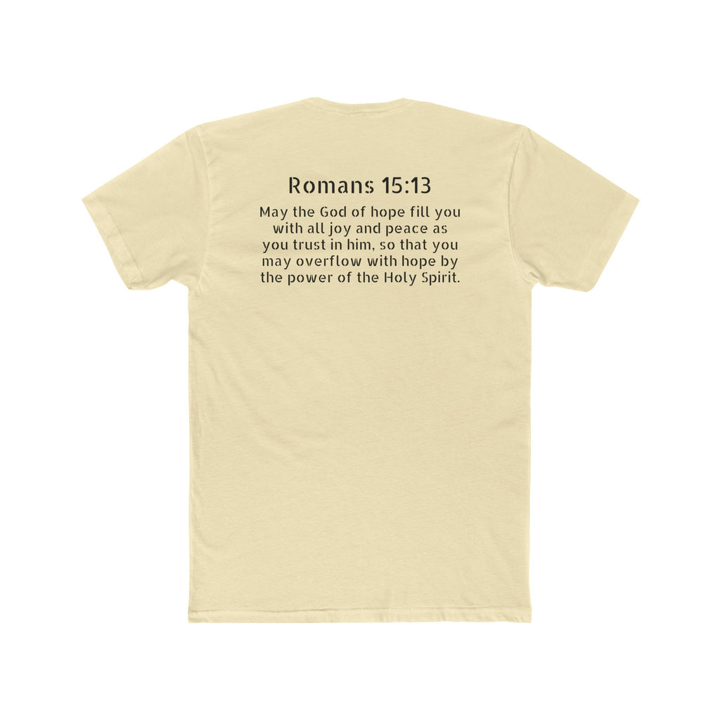 Romans 15:13 Tee — “Joy and Peace” Christian Crew