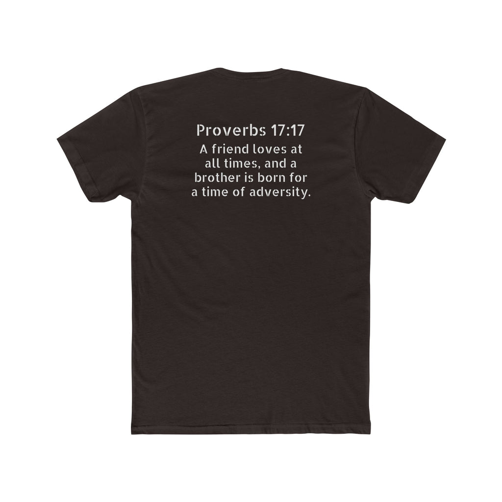 Proverbs 17:17 Tee — "A Brother Is Born" Christian Crew