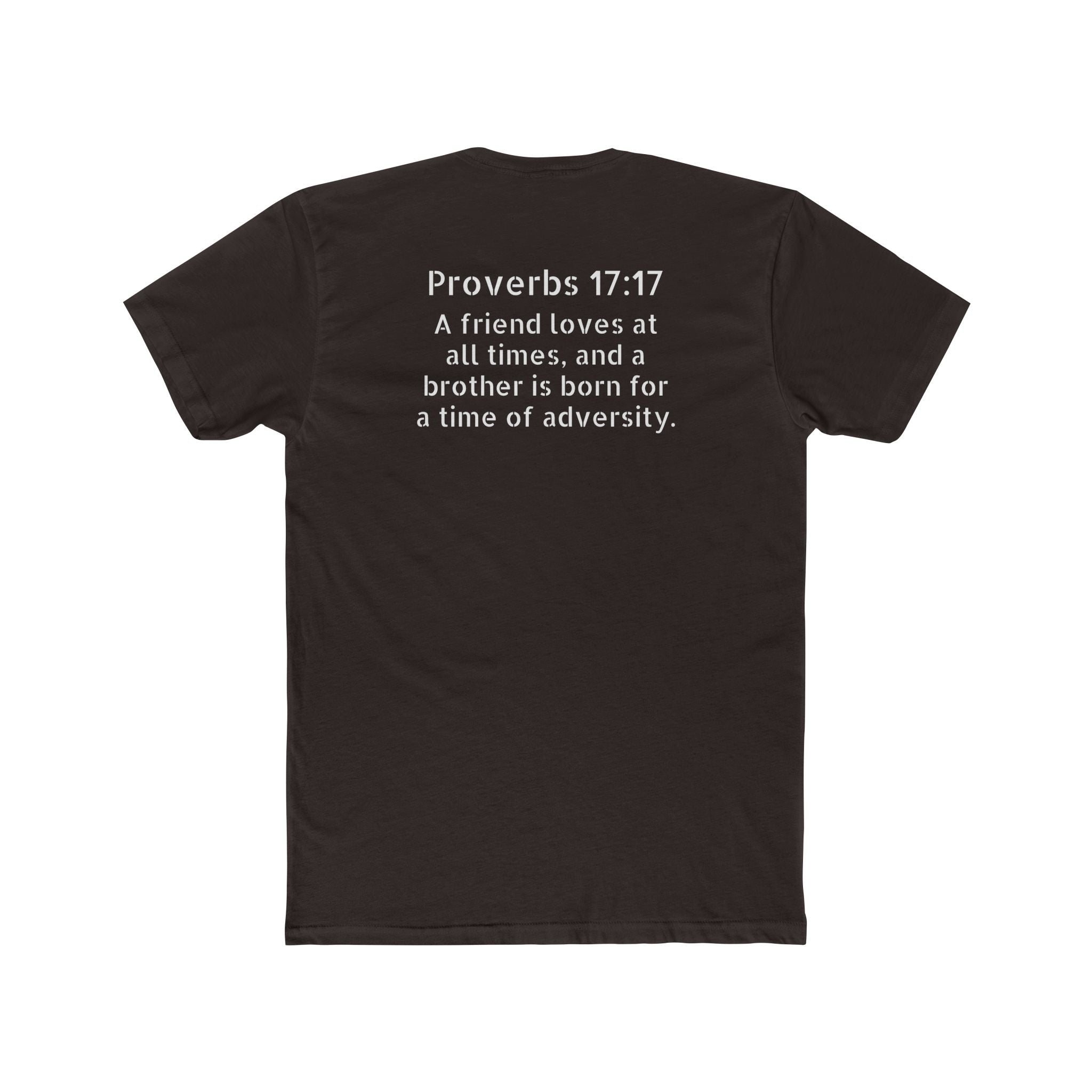 Proverbs 17:17 Tee — "A Brother Is Born" Christian Crew
