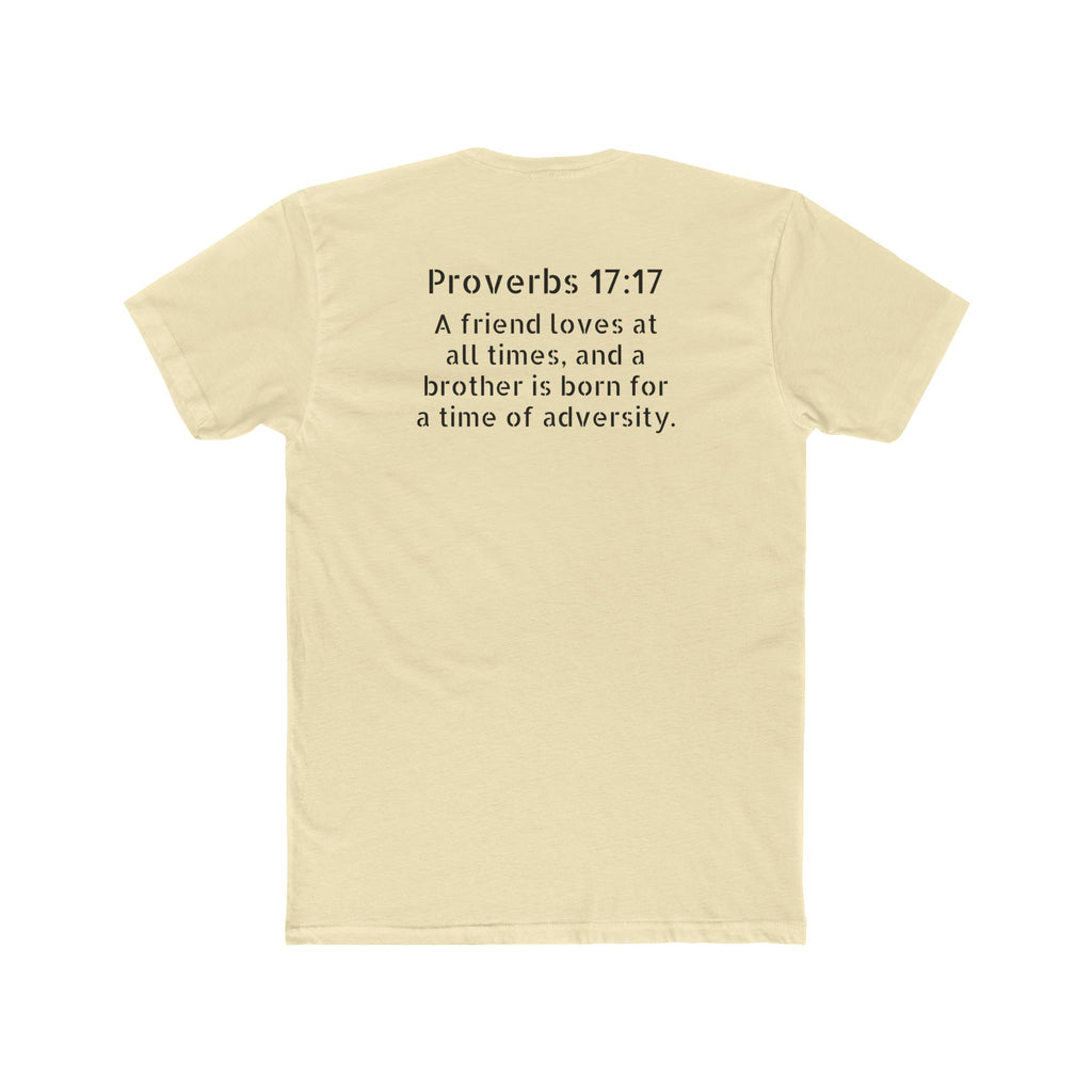 Proverbs 17:17 Tee — "A Brother Is Born" Christian Crew