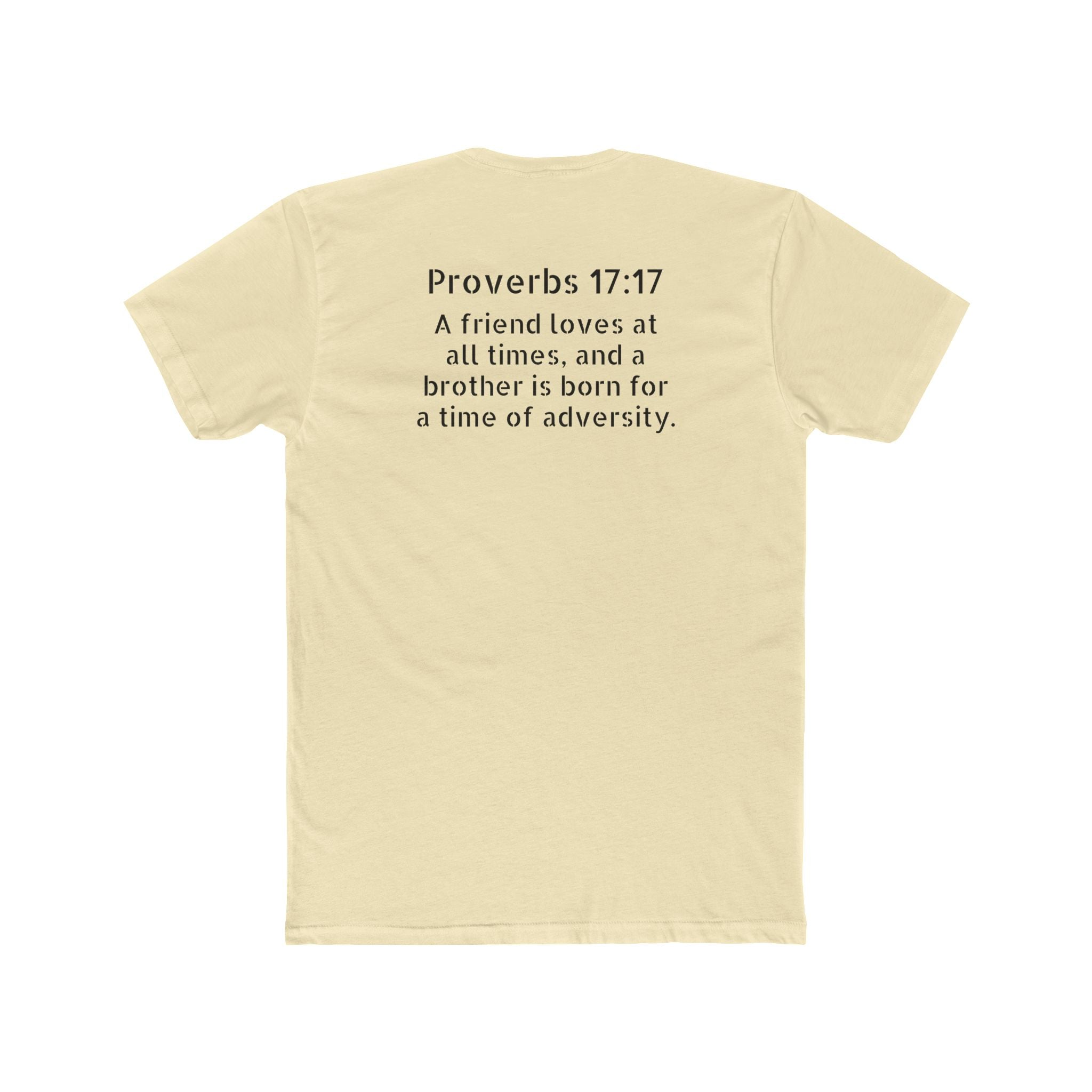 Proverbs 17:17 Tee — "A Brother Is Born" Christian Crew