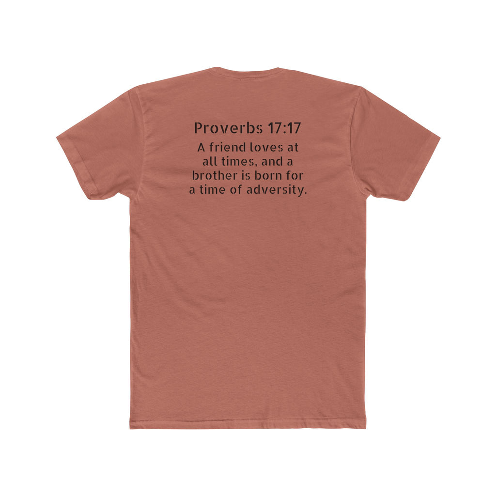 Proverbs 17:17 Tee — "A Brother Is Born" Christian Crew