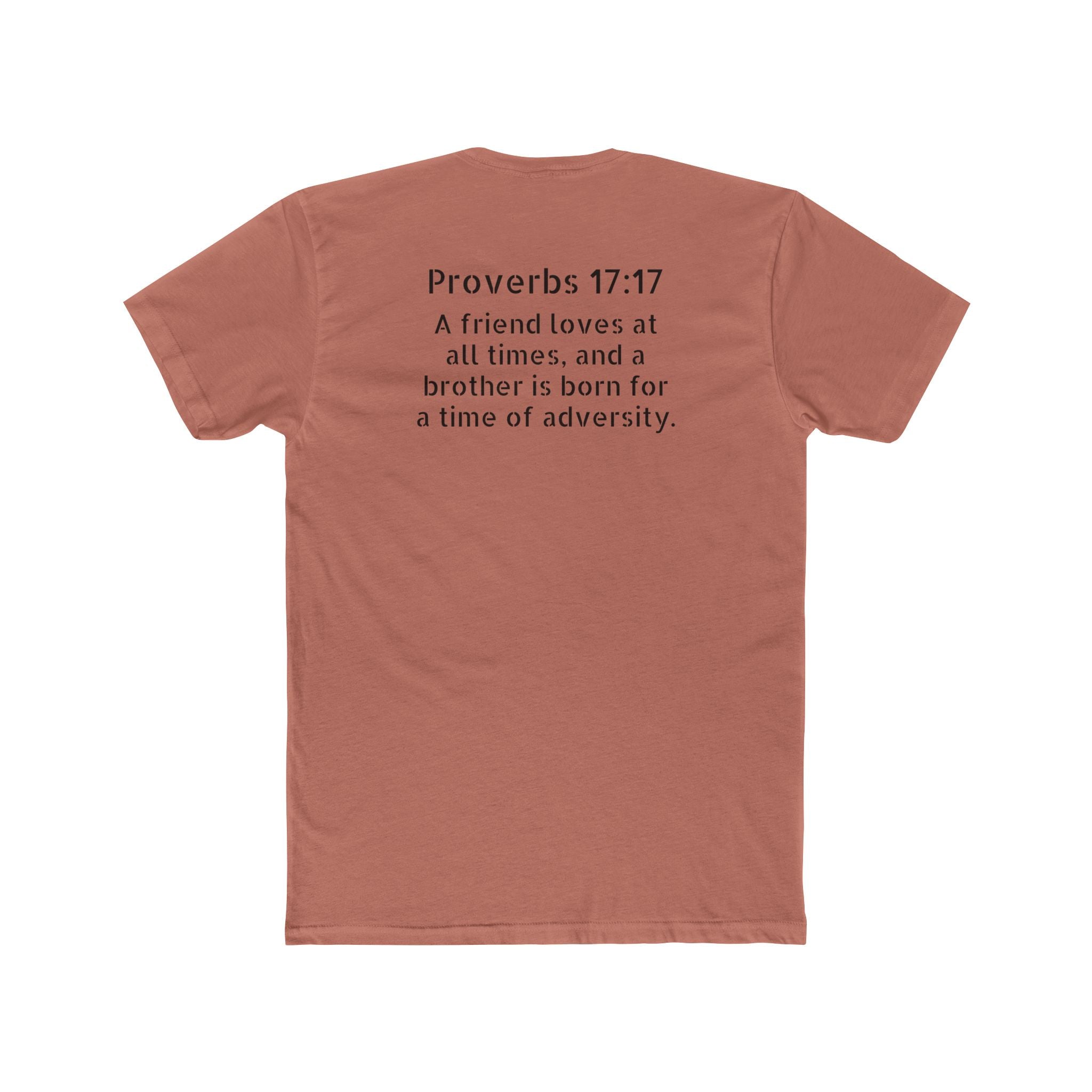Proverbs 17:17 Tee — "A Brother Is Born" Christian Crew
