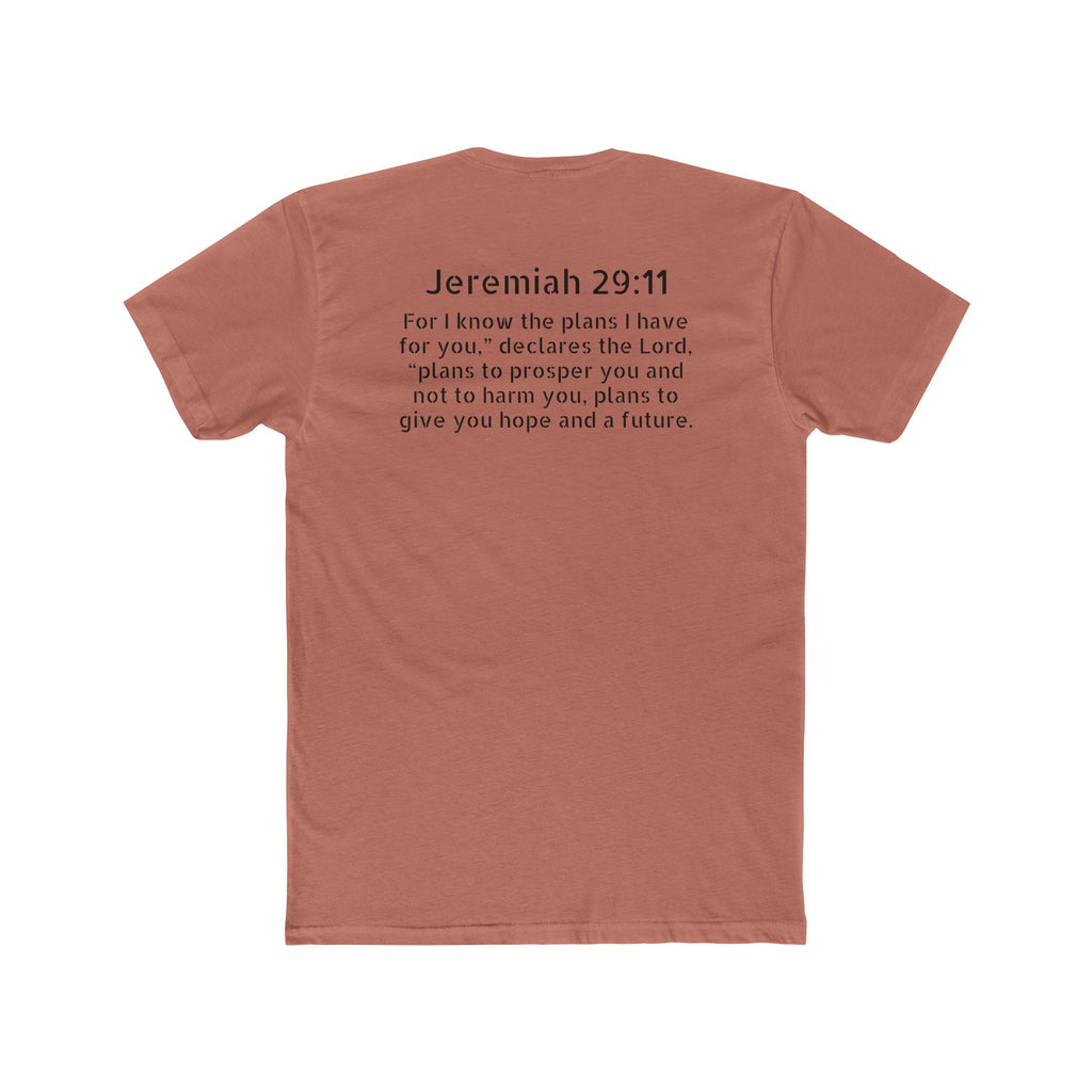 Jeremiah 29:11 Tee — "Plans to Prosper" Christian Crew