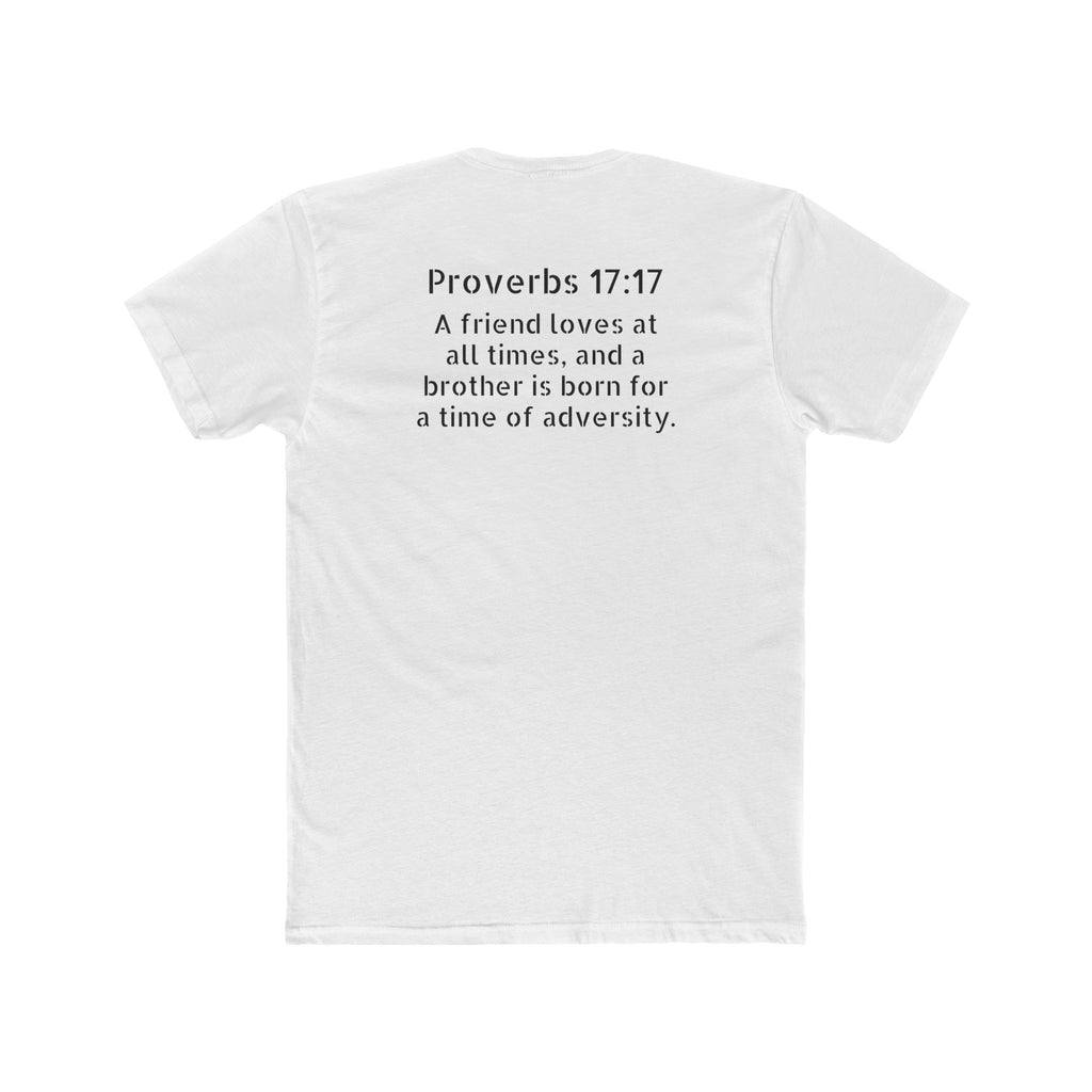 Proverbs 17:17 Tee — "A Brother Is Born" Christian Crew