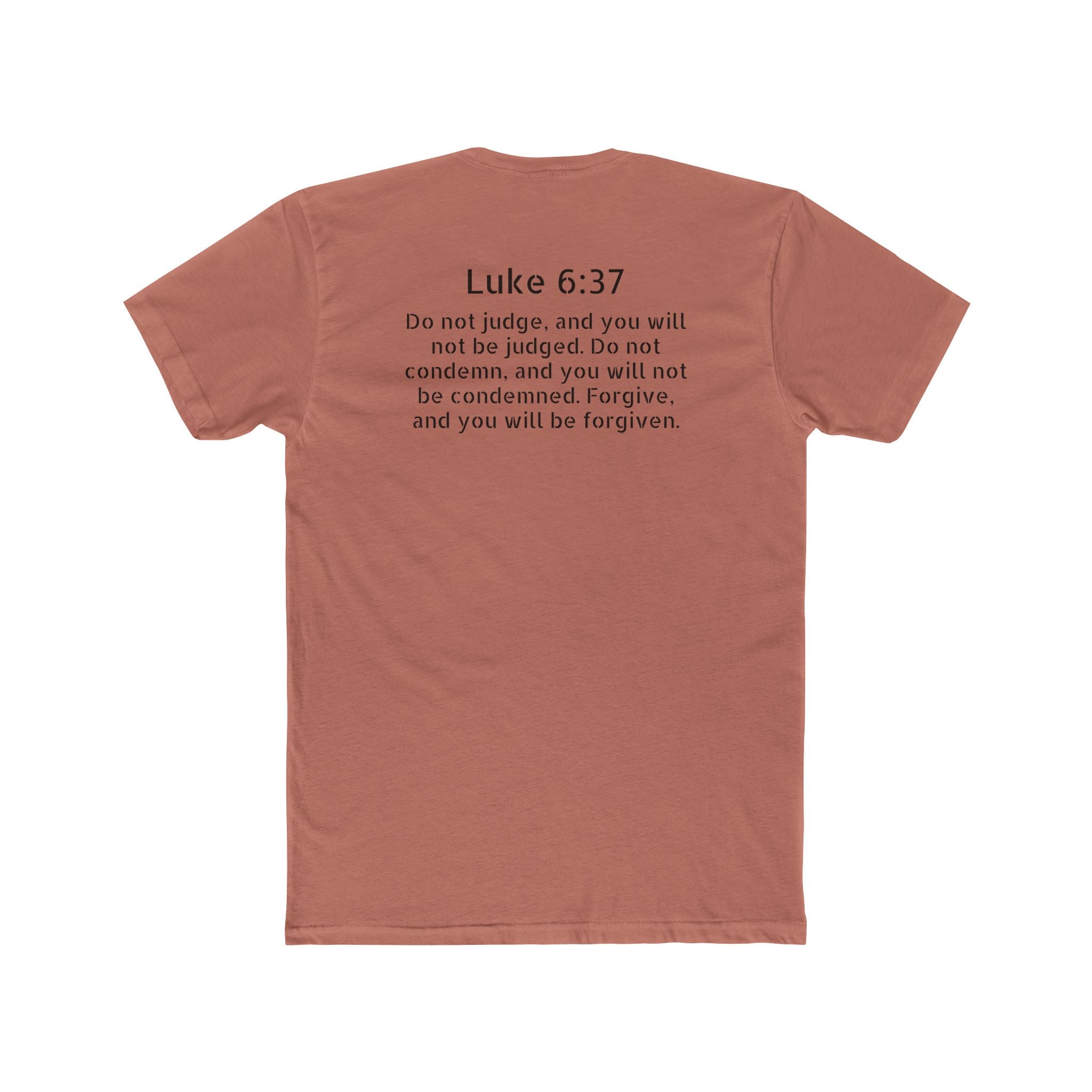 Luke 6:37 Tee — "Will Not Be Judged" Christian Crew