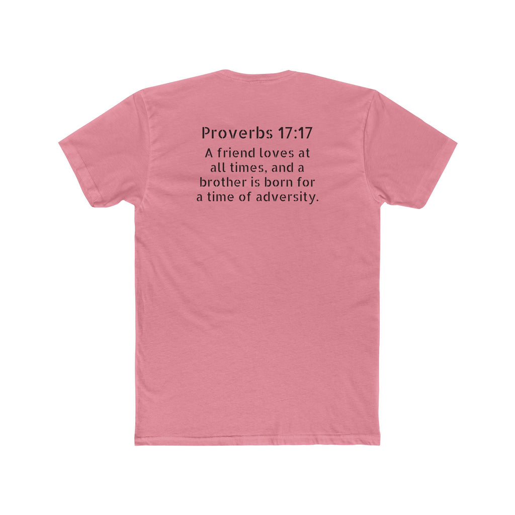 Proverbs 17:17 Tee — "A Brother Is Born" Christian Crew