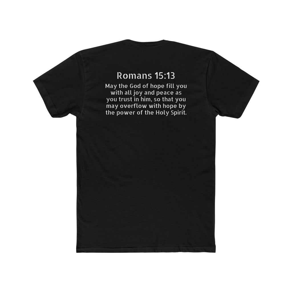 Romans 15:13 Tee — “Joy and Peace” Christian Crew