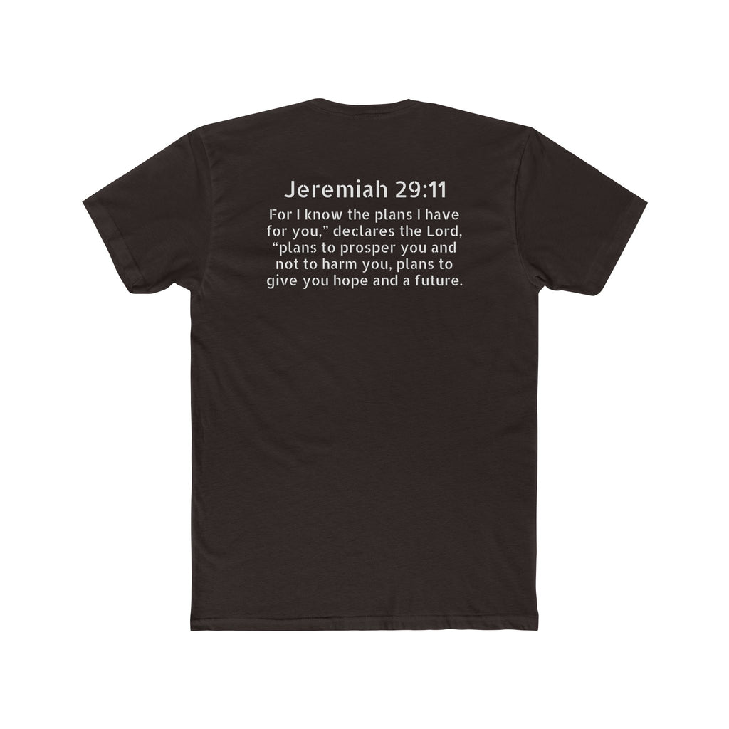Jeremiah 29:11 Tee — "Plans to Prosper" Christian Crew