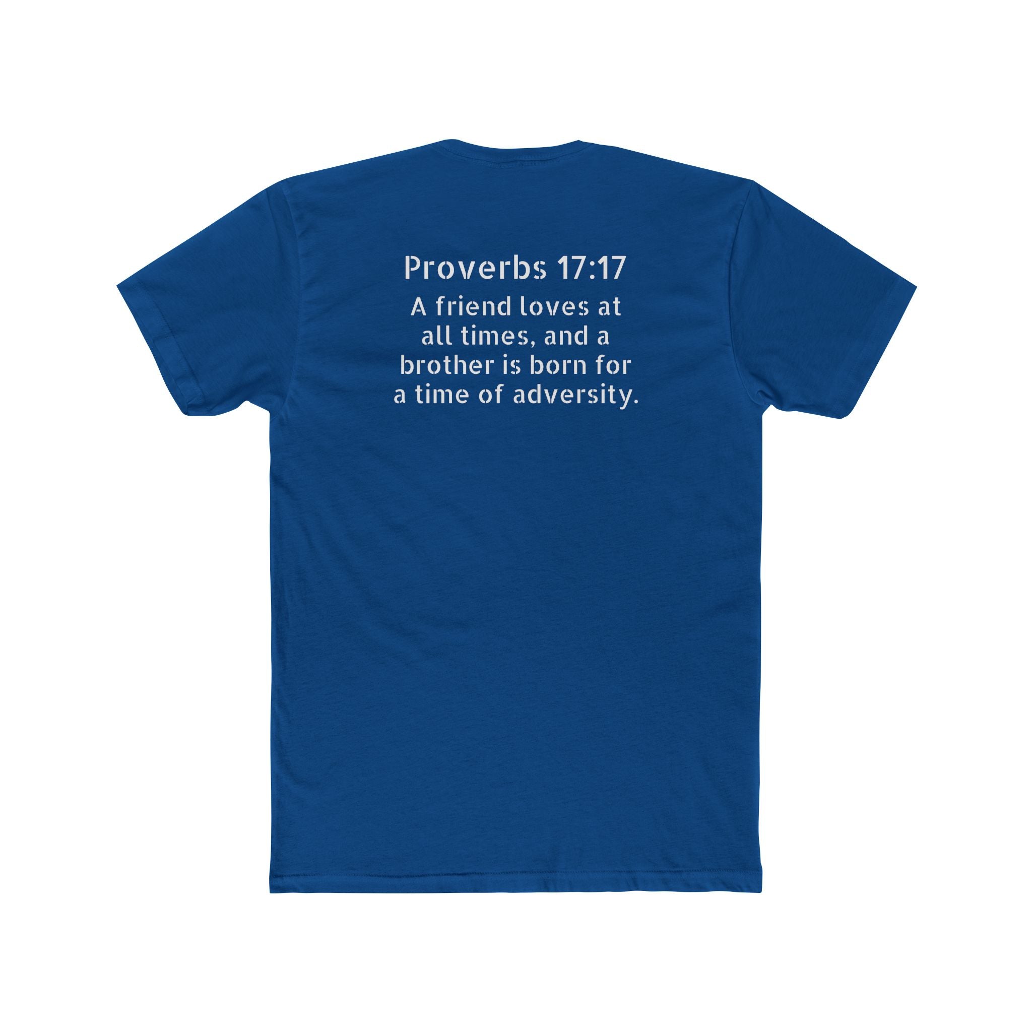 Proverbs 17:17 Tee — "A Brother Is Born" Christian Crew