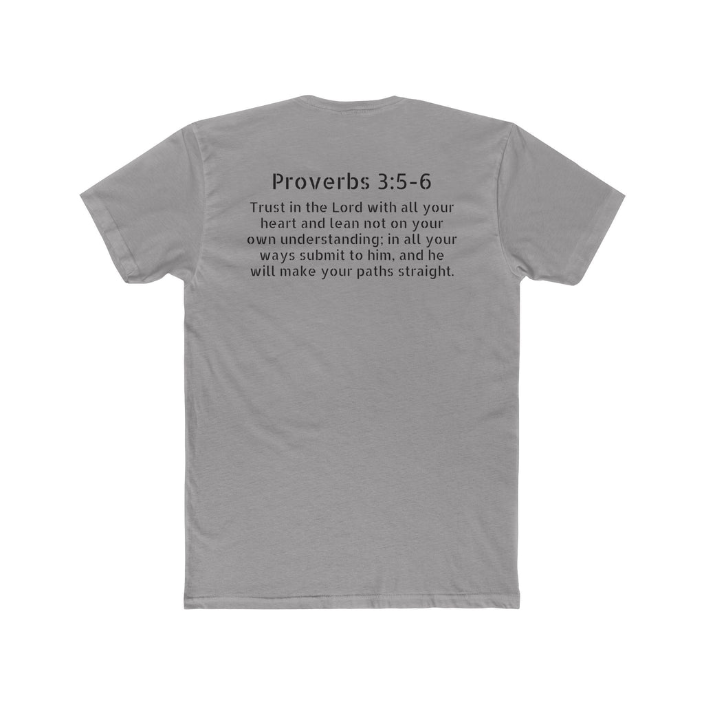 Proverbs 3:5-6 Scripture Tee — 'Ask Me About Proverbs 3:5-6' Christian T-Shirt