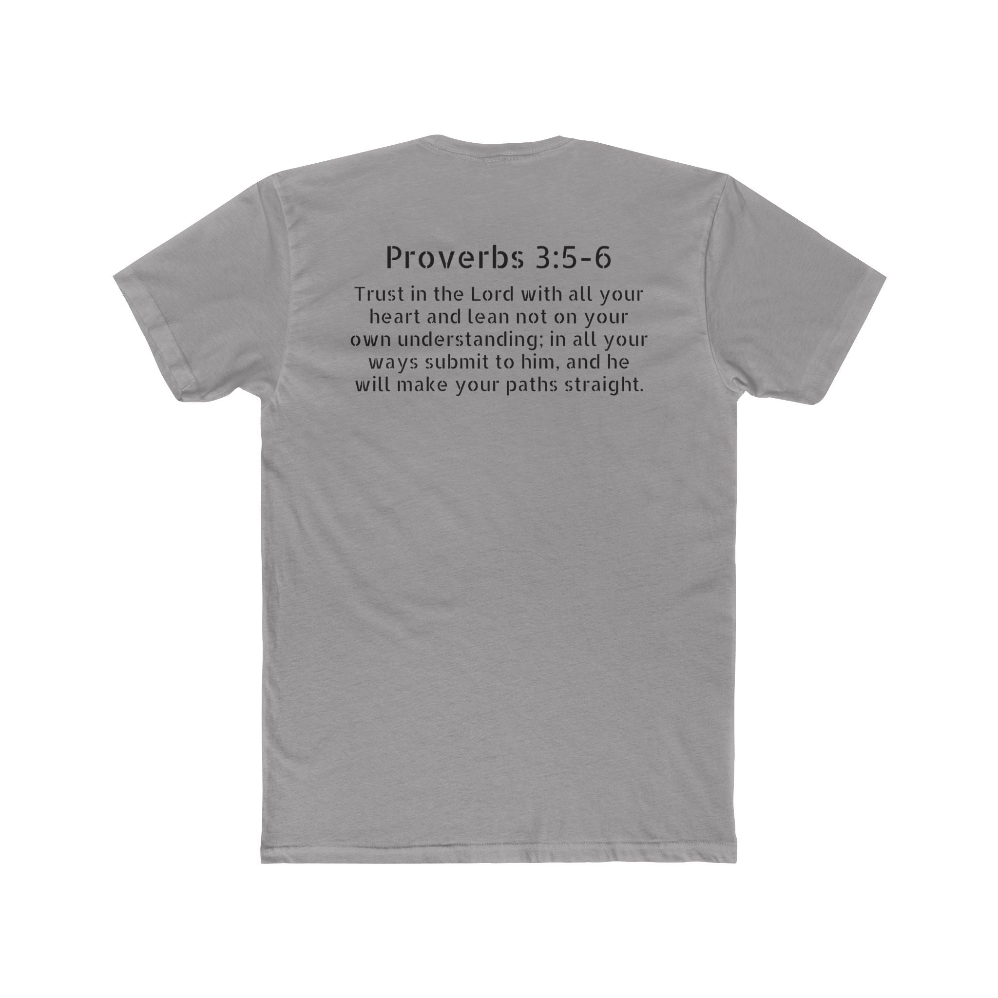 Proverbs 3:5-6 Scripture Tee — 'Ask Me About Proverbs 3:5-6' Christian T-Shirt