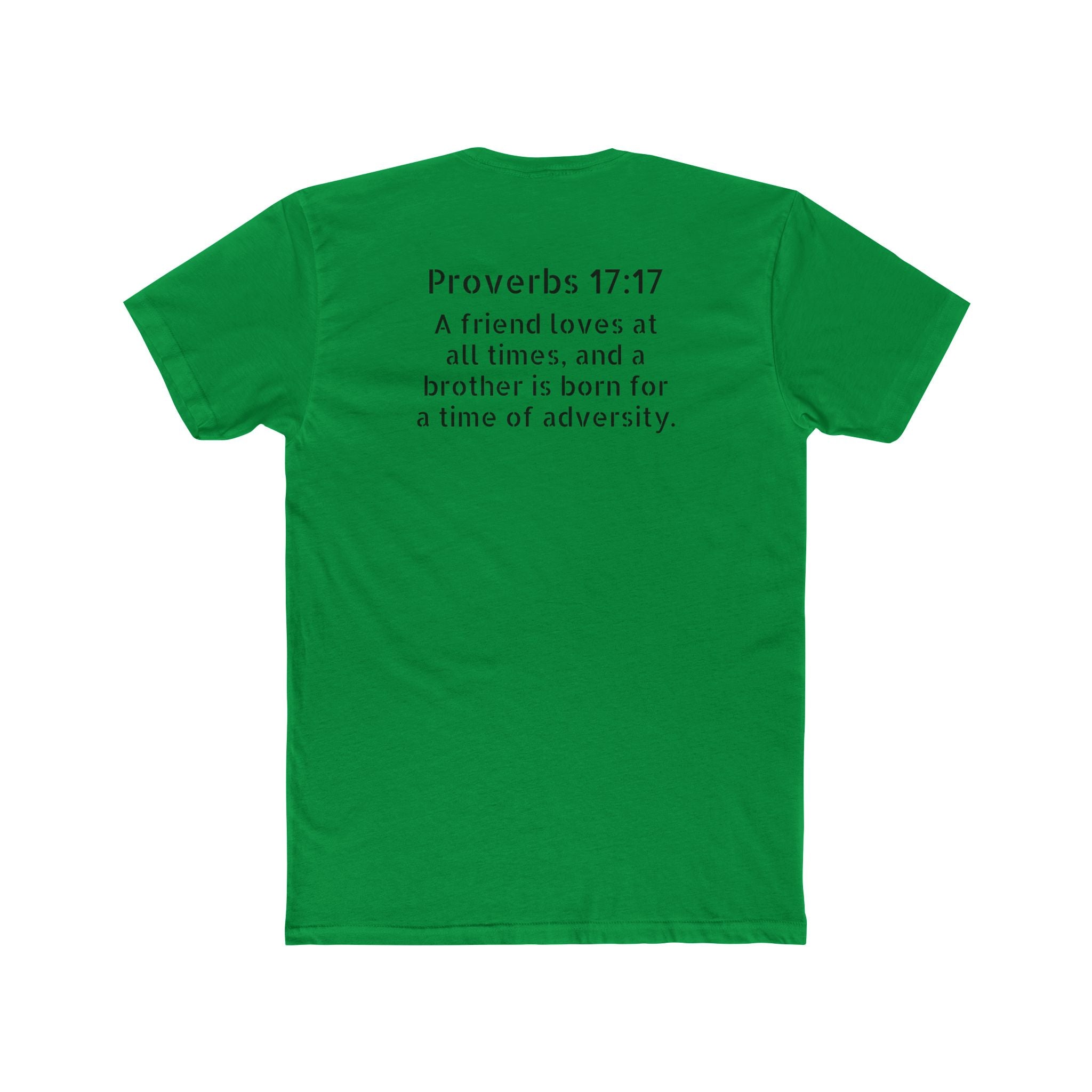 Proverbs 17:17 Tee — "A Brother Is Born" Christian Crew
