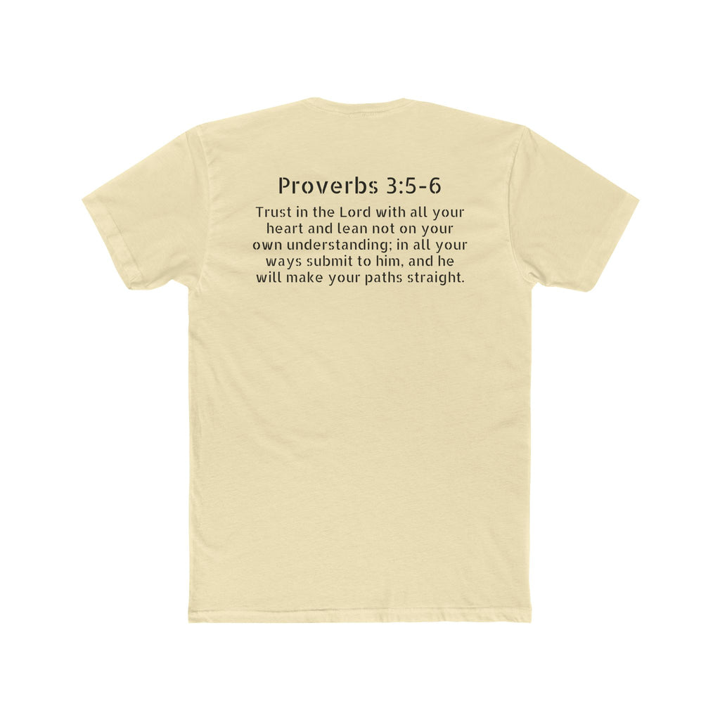 Proverbs 3:5-6 Scripture Tee — 'Ask Me About Proverbs 3:5-6' Christian T-Shirt