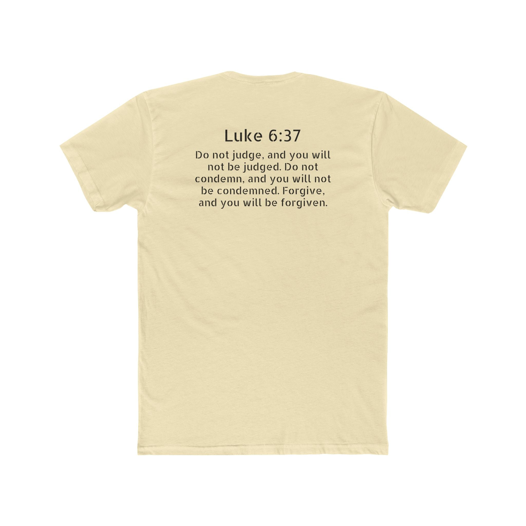 Luke 6:37 Tee — "Will Not Be Judged" Christian Crew
