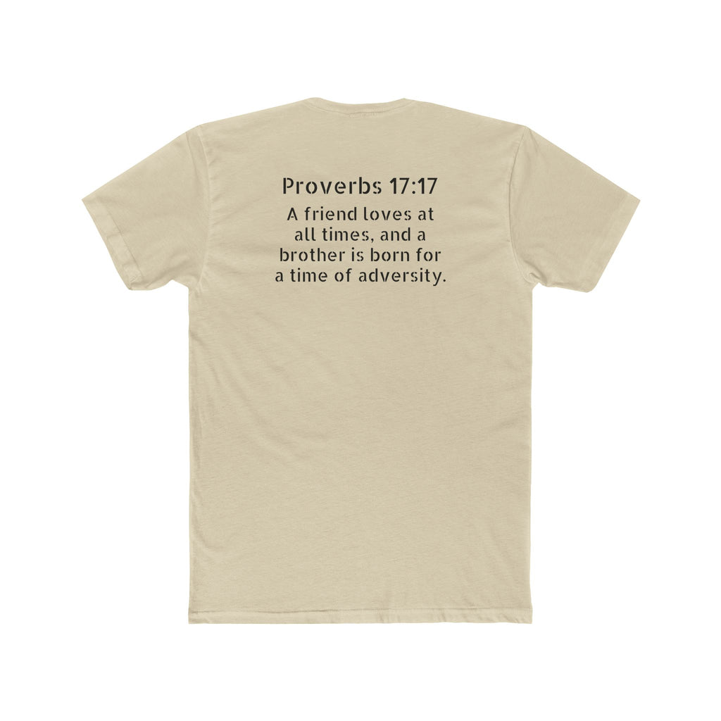 Proverbs 17:17 Tee — "A Brother Is Born" Christian Crew