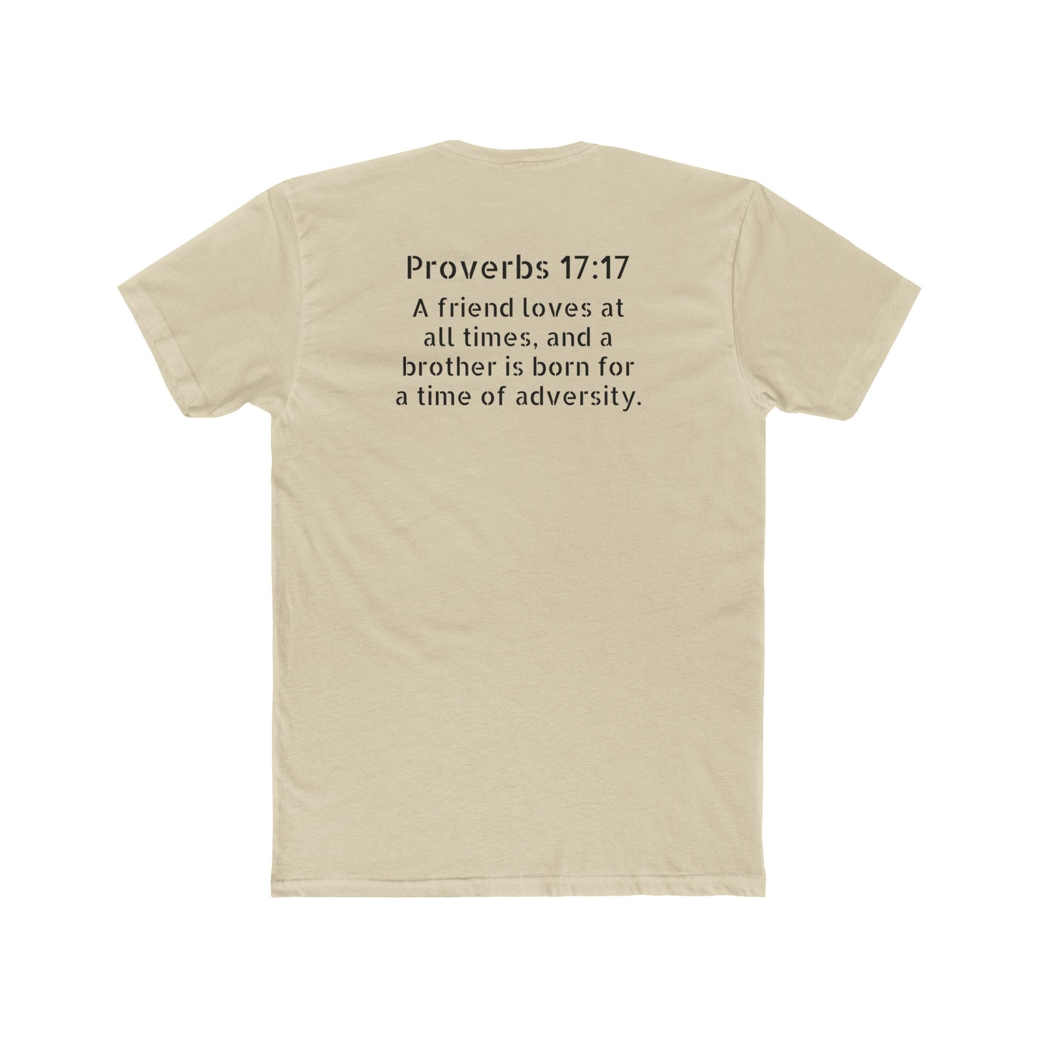 Proverbs 17:17 Tee — "A Brother Is Born" Christian Crew