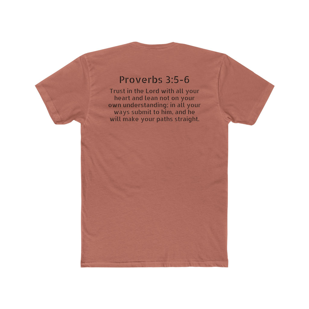 Proverbs 3:5-6 Scripture Tee — 'Ask Me About Proverbs 3:5-6' Christian T-Shirt