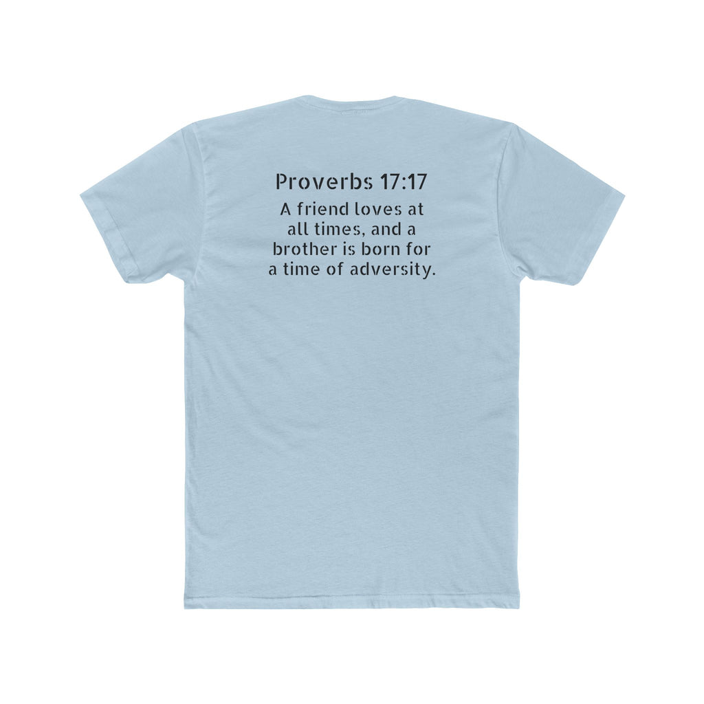 Proverbs 17:17 Tee — "A Brother Is Born" Christian Crew